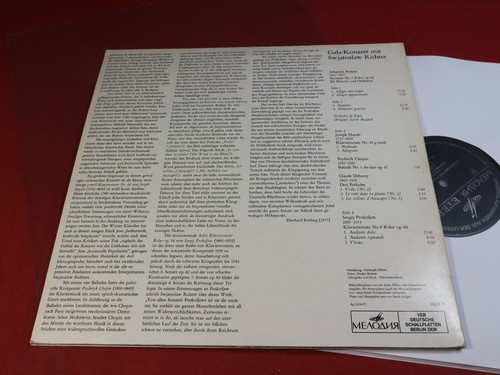 Swjatoslaw Richter GALA-KONZERT MIT Eterna 826975/76 East Germany 1977 - 2 LP - Picture 3 of 5