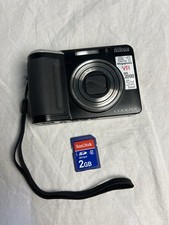 NIKON Coolpix P60 8.1 MP Digital Camera VR ISO 2000 5x Zoom Black Tested - 1389