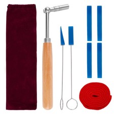 9pcs Piano Tuning Kit, Professional Piano Tools Set Including Tuning Wrench M...