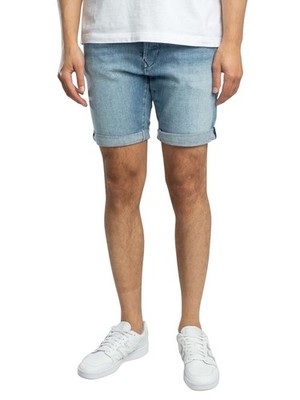 Replay Herren RBJ 981 Denim Tapered Shorts, Blau