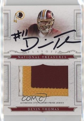 2008 Playoff National Treasures 68/99 Devin Thomas #119 Rookie Auto RC 2s2