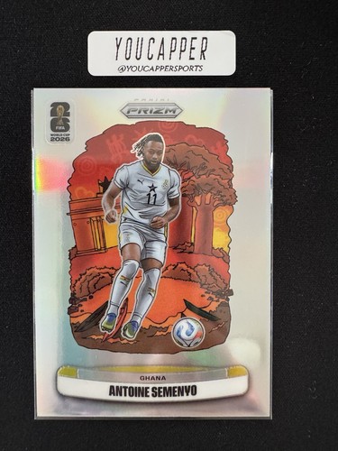 Antoine Semenyo #14 2026 Panini Prizm FIFA National Landmarks card
