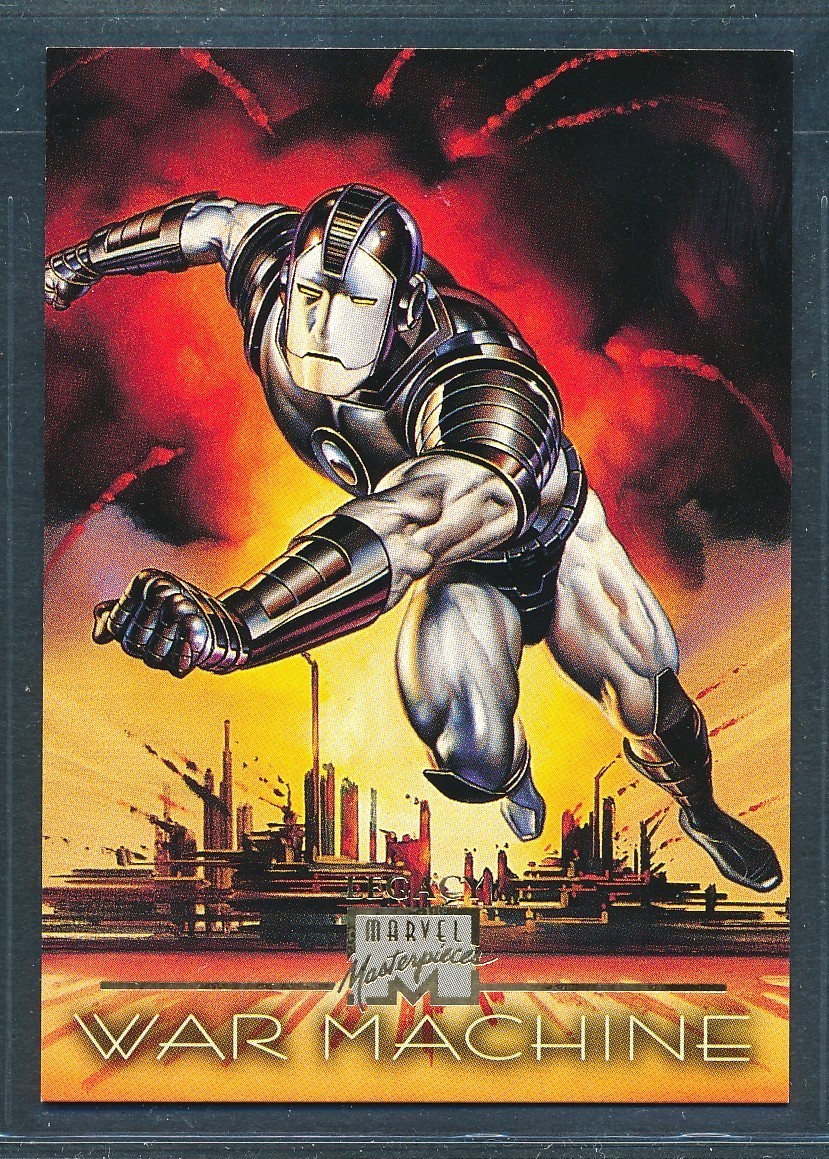 War Machine #69 Marvel 1996 Masterpieces trading card — raw and PSA graded price guide