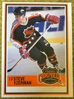 Steve Yzerman #78 1990-91 JELL-O Box Bottoms Clarence Campbell Conference - Mint