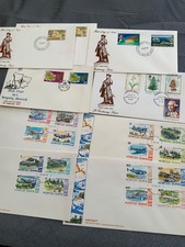 Norfolk Island to 1980  FDC Special cancel unaddressed VGC 9 covers