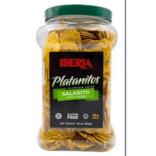 Iberia Lightly Salted Plantain Chips 20 oz - ...