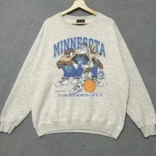 Minnesota Timberwolves Looney Tunes Basketball Graphic Unisex Sweatshirt KH18190