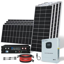 ECO-WORTHY 1600W 48V Solar Panel Kit MPPT Off-Grid System for Home Shed Workshop