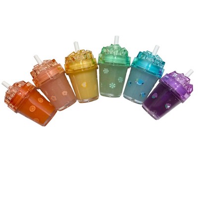 Rainbow Jello Cube Soda Drink Lip Gloss  