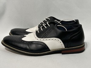 Black and White Wingtip Shoes | eBay display picture 1