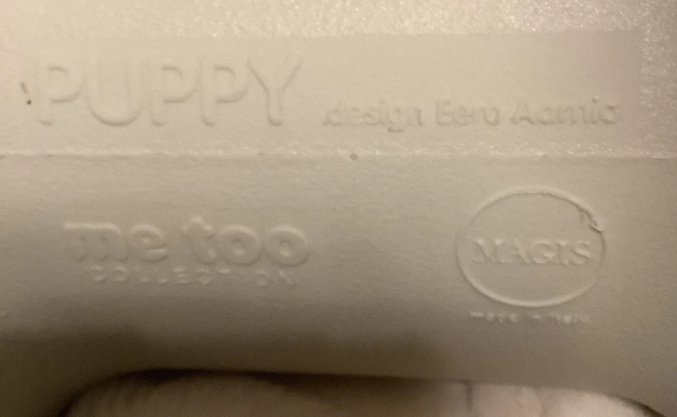 Rare Eero Aarnio Puppy Me Too Collection Magis Italy Dog White Medium - Image 2 of 4