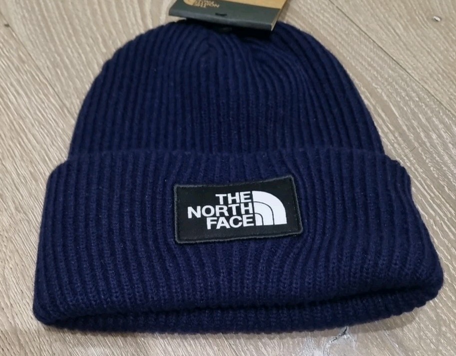 The North Face Mens Beanie Blue Hat NWT