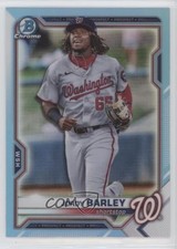 2021 Bowman Draft Chrome Sky Blue Refractor Jordy Barley #BDC-6 2y0