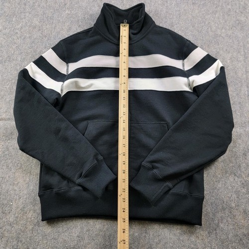 Sudadera Todd Snyder X Champion Rayas Cremallera Completa Talla XS Negra Nueva con Etiquetas $268 - Imagen 7 de 12