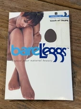 BARE L’EGGS Control Top NATURALLY NUDE PANTYHOSE~Size B~”Touch of Taupe” NEW