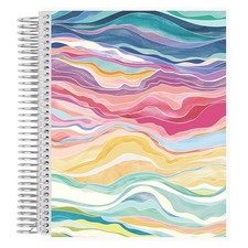 7" X 9" Spiral Bound Productivity Notebook, Multicolor Layers, Functional 160...