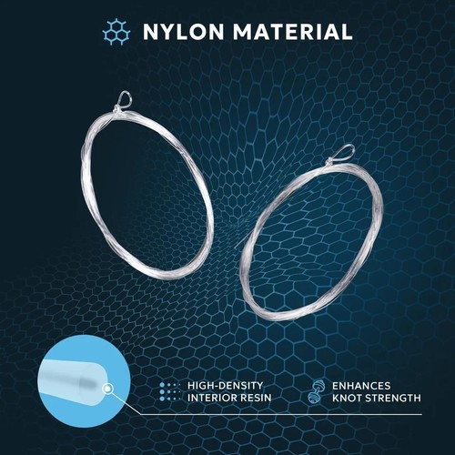 SF 6 PIEZAS Lazo Pre Atado Mosca Líder Cónico Nylon Pesca con Mosca Trucha Líder Línea... - Imagen 5 de 8
