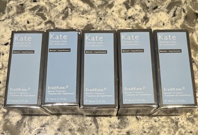 Lot of 5 - Kate Somerville EradiKate Medicated Treatment Zinc Oxide Sulfur 30 ml