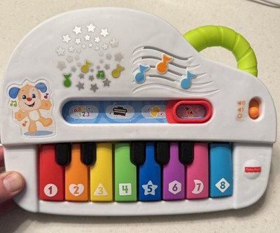 Laugh & Learn Fisher Price Silly Sounds Light Up Piano Keyboard  Toy  WORKS