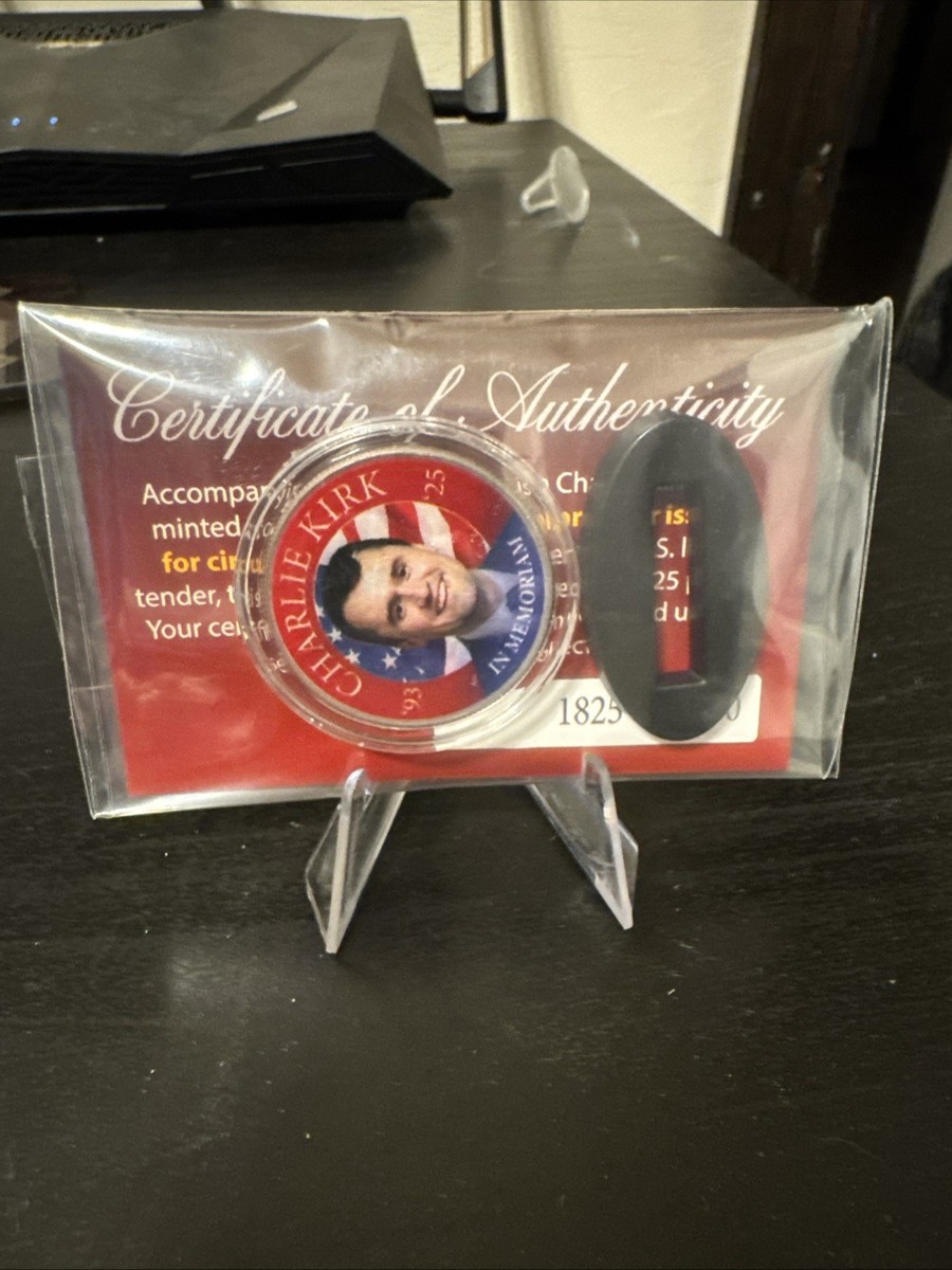 Charlie.B 2点目から180円引さま Charlie Kirk 2025 JFK Half Dollar Limited Edition Coin /2000 | eBay