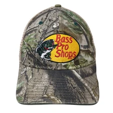 Bass Pro Shops 1972 Fitted Trucker Multi One Size Adjustable Camo Embroidered
