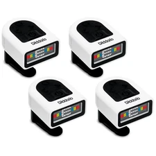 D'Addario NS Micro Headstock White Tuner 4 Pack