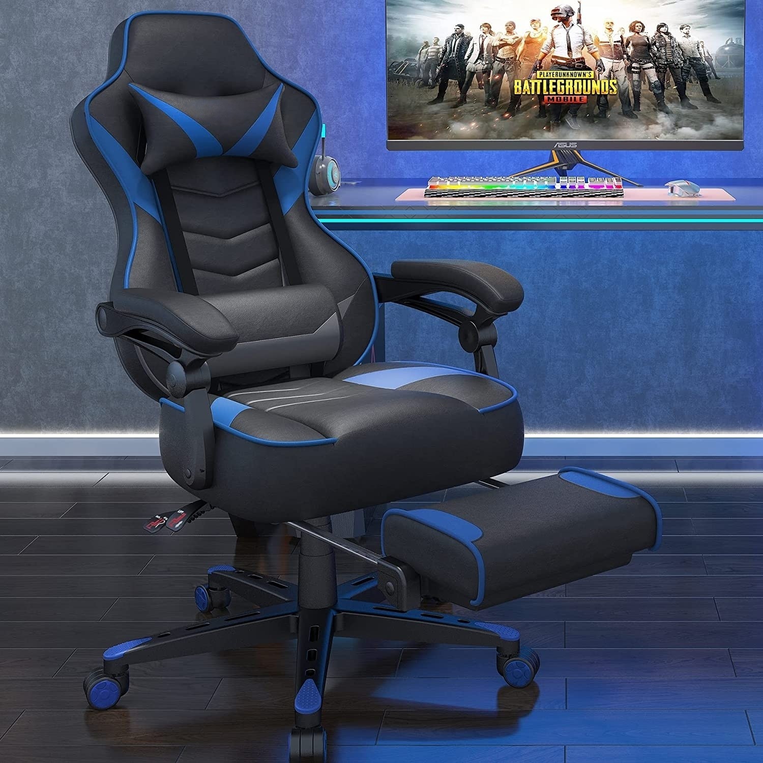With Footrest Lumbar Support Recliner Office