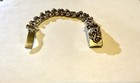 ED Hardy sterling silver ID Skull Black Diamond,Garnet Flower Bracelets original — photo 3