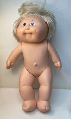 Vintage Cabbage Patch Doll Mattel Hard Body- Blonde -Signed !!