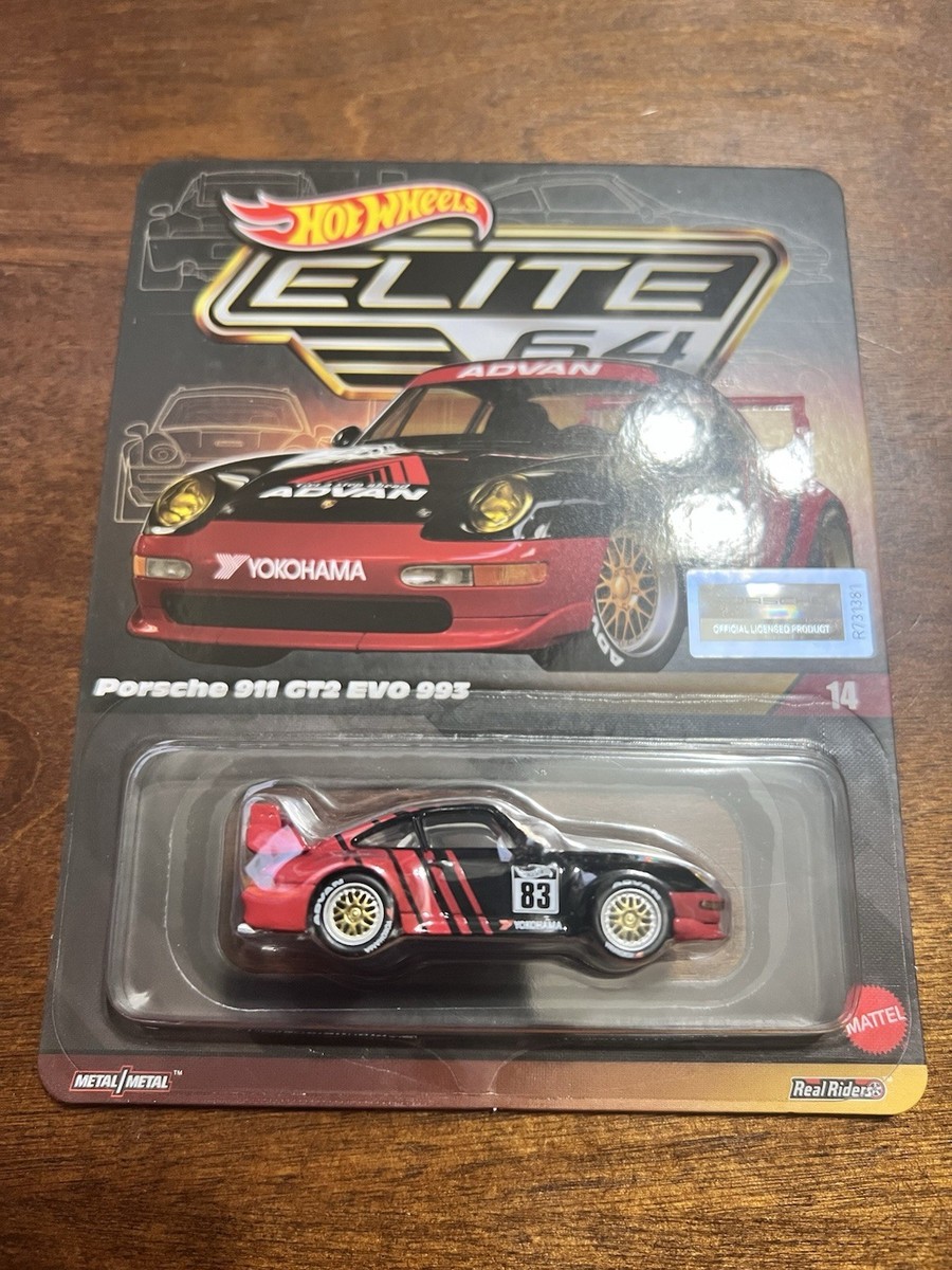 Hot Wheels Elite 64 Porsche 911 GT2 EVO 993 ADVAN | eBay