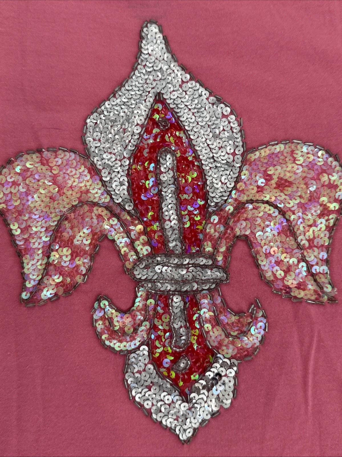 Juniors Size Medium Rock Solid Triumph Fleur-de-l… - image 5