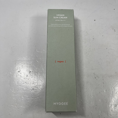 (US Seller) HYGGEE Vegan Sun Cream SPF50+ PA++++ 50 ml New Sealed Exp 09/2027