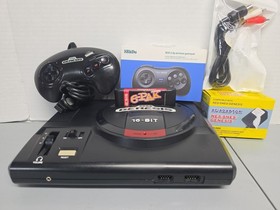 Sega Genesis System Model 1601 16 Bit Console Bundle - Works w/ Wireless Gamepad
