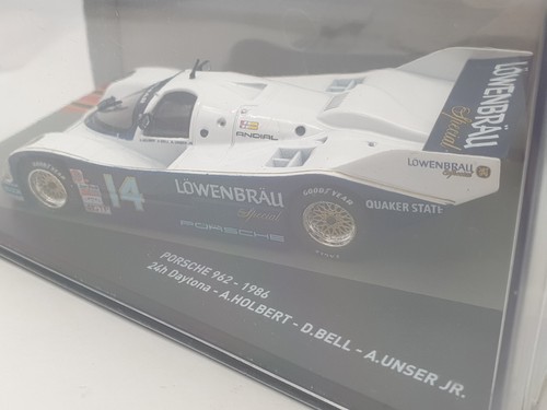 Voiture 1/43 PORSCHE Racing 962 1986 24h Daytona A. Holbert D. Bell Ixo NEUVE - Picture 9 of 13