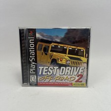 Test Drive Off-Road 2 (Sony PlayStation 1, 1998) Complete Black Label