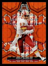 2024 Panini Mosaic #240 Ricky Sanders Mosaic Orange Fluorescent #/25