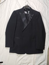 Vintage 1980s Christian Dior Tuxedo Jacket 44R USA ACTWU w/ Non org Formal Pants