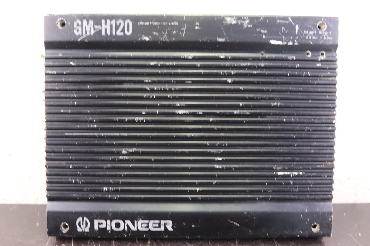 Pioneer Gm-h100 Bridgeable Power Amplifier Car Audio Stereo 100w 