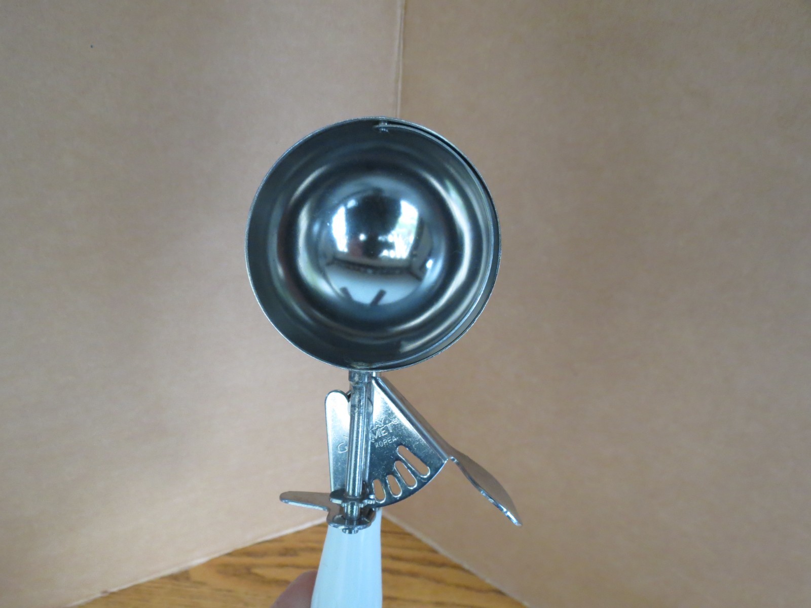 Portion Scoop #6 (5.33 Oz) Disher Scoop 18/8 Batter Soft Food Ice Cream Vintage