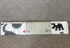 *Selten* NEU Ikea Barnslig Eva Lundgreen Stoff 120 x 300 cm schwarz-weiß Tiere