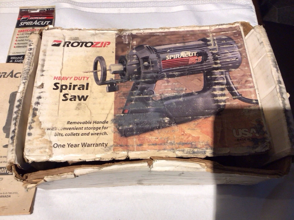 ROTOZIP SPIRACUT SCS01 TYPE 1 W/BOX & INSTRUCTIONS USA 🇺🇸 - Image 2 of 4