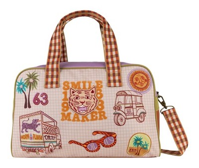 Oilily Aloha Shopper Shopper Schultertasche Tasche Shifting Sand mehrfarbig Neu