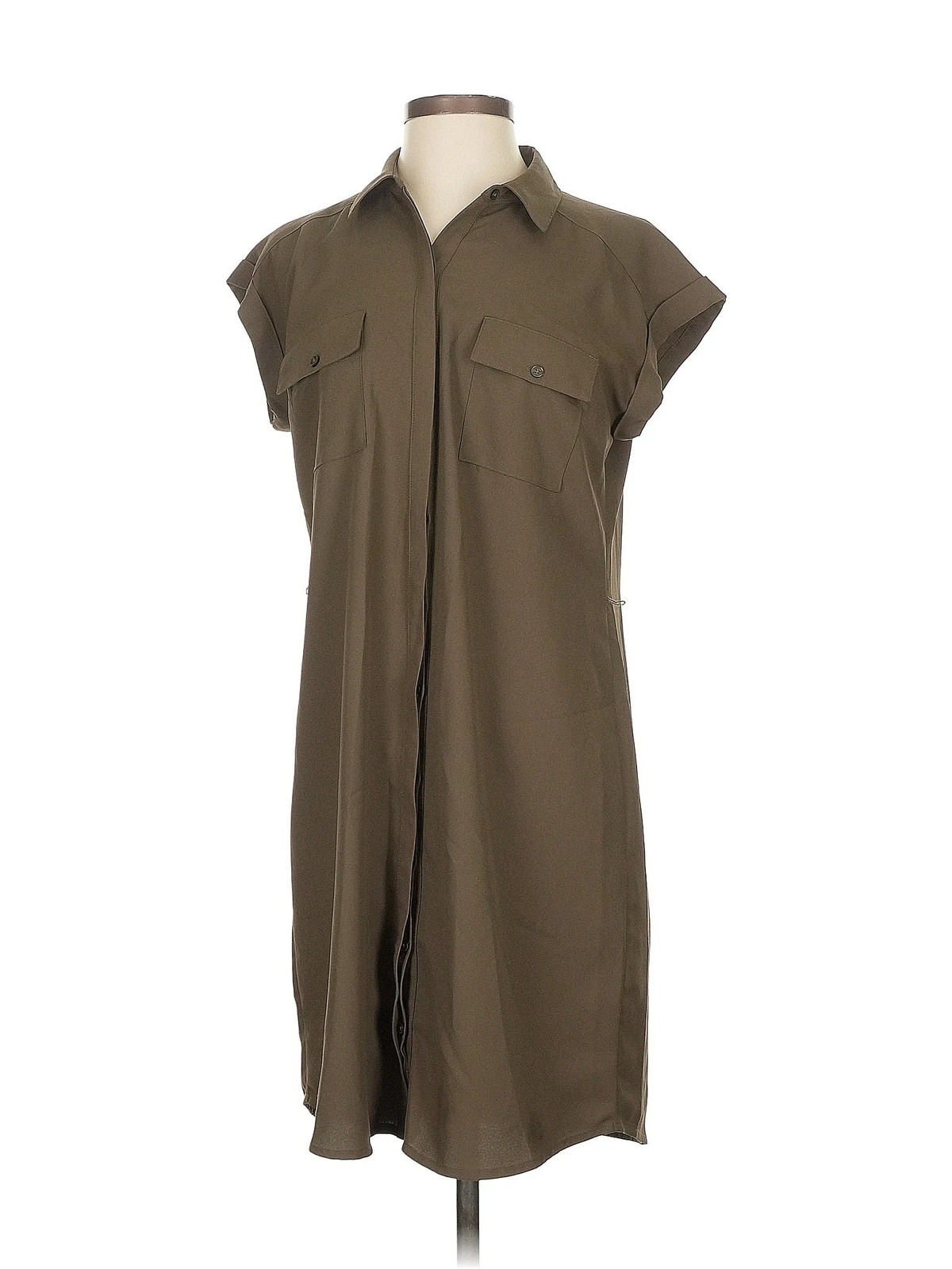 Express Women Brown Casual Dress S - image 1