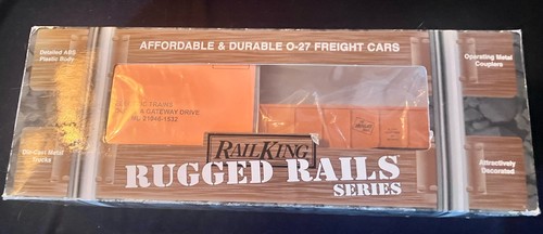 GÓNDOLA DE CARRETERA MILWAUKEE RIELES RESISTENTES MTH RAILKING CON CARGA #33-7202 ENVÍO GRATUITO | Zustand: New