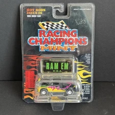 Racing Champions Mint 1996 Dodge Ram Pickup Hot Rod Issue #6 Diecast 1:61