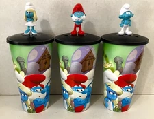 Smurfs 2025 Movie Theater Exclusive 44 Oz. Cup Topper Set