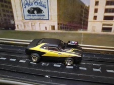 (2) CUSTOM TYCO HO SLOT CAR BODIES - "RUNNING ON EMPTY" MOVIE ‘ 57 CHEVY & DODGE