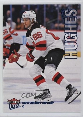 2022-23 Upper Deck Fleer Ultra Blue Foil 30/399 Jack Hughes #123 1dc9