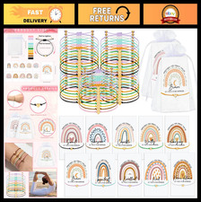 Inspirational Friendship Bracelets for Women - Motivational Gifts with Cards  B