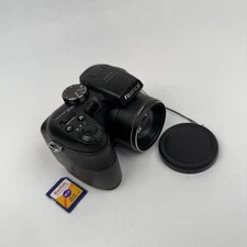 Fujifilm FinePix S1500 10MP Digital Camera 12x Zoom w/ 8GB SD Card